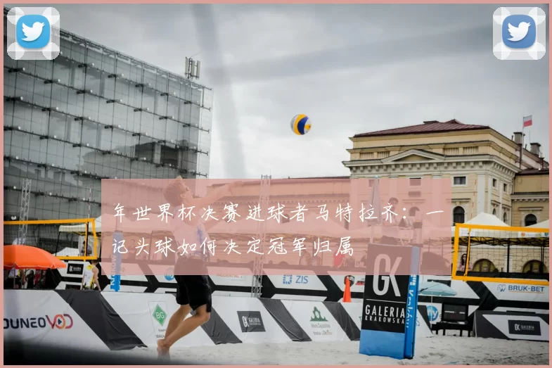 年世界杯决赛进球者马特拉齐：一记头球如何决定冠军归属